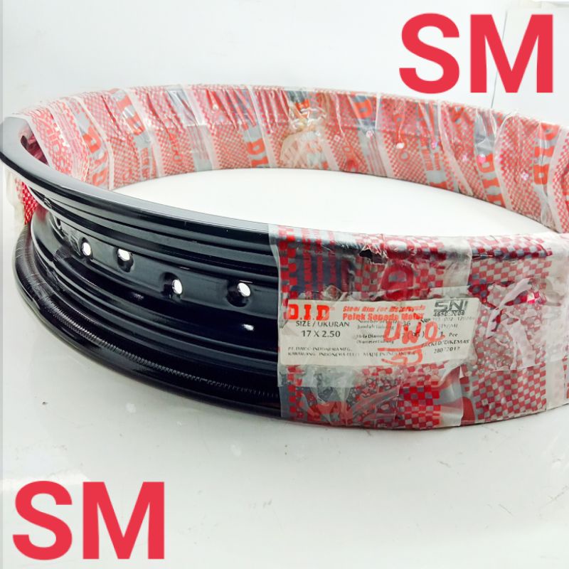 Velg DID HITAM Ring  17  Lebar 250 Velg JariJari Hitam DID ORI, SNI