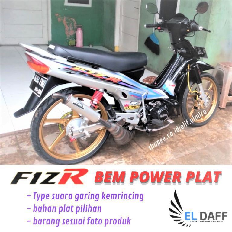 Knalpot Fiz r f1zr fizr standar racing fiz r racing CMS kolong Bem bm power plat drag underbone