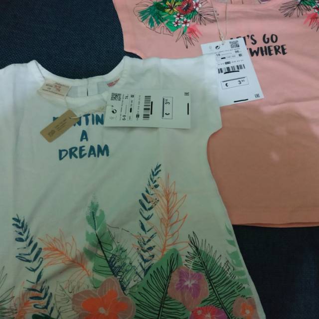 Zara girls tee
