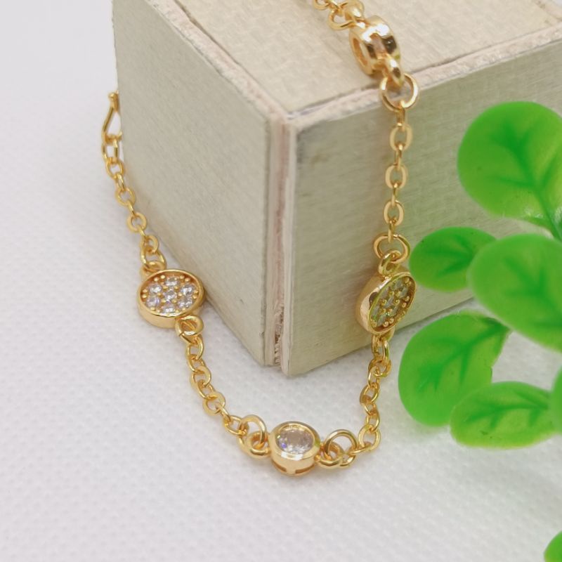 Gelang tangan gelang koye gelang xuping gelang dewasa  / lapis emas berkualitas tidak mudah luntur