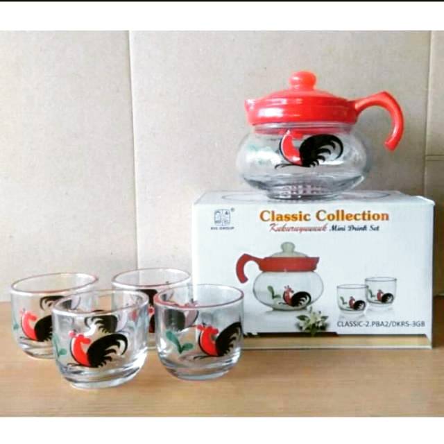 Teko Set Mini Kukuruyuk/Drink Set 5 pcs/Teko/Teko Set