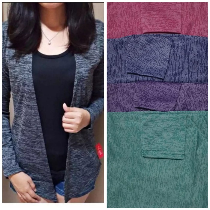 Cardigan salur Style Cardigan Wanita FIT TO L Kardigan Wanita Xavera