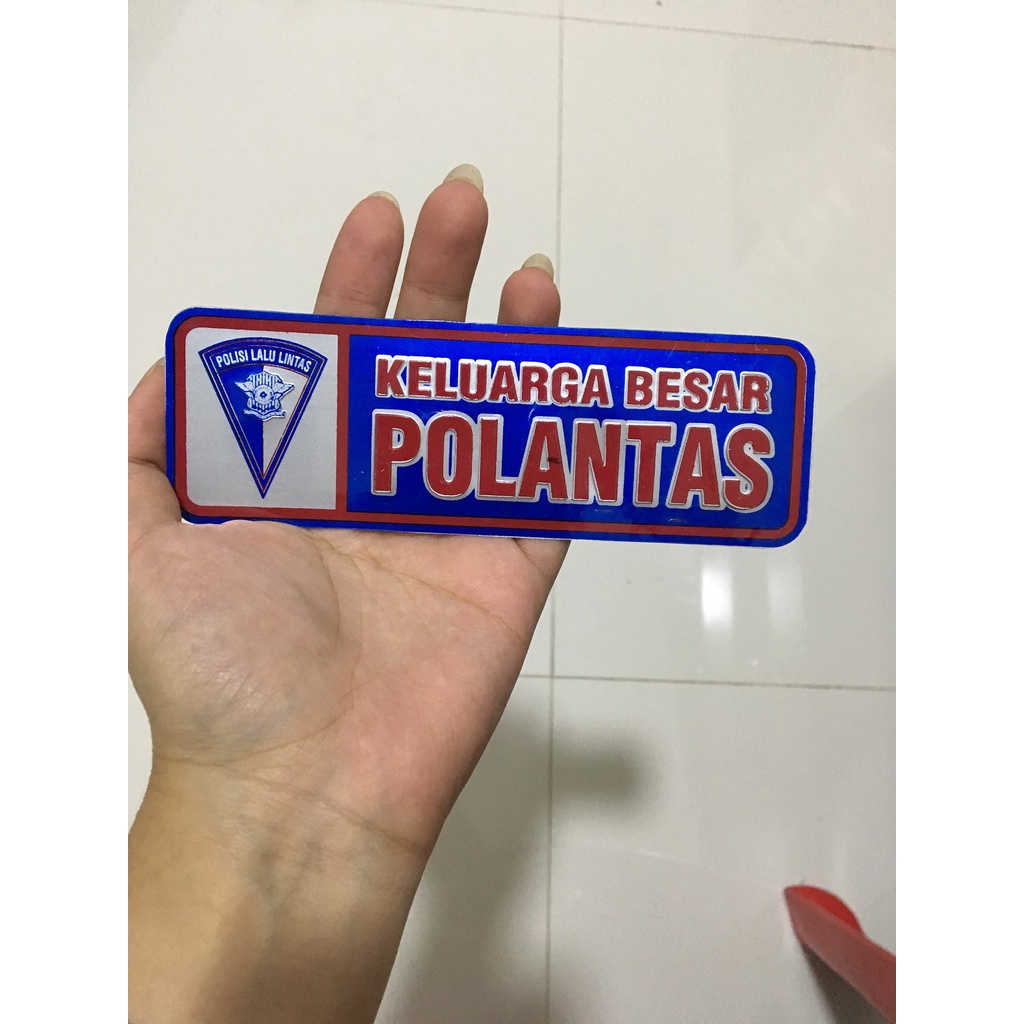 Sticker Polantas Panjang - Stiker Lantas - Sticker Mobil - Stiker - Biasa