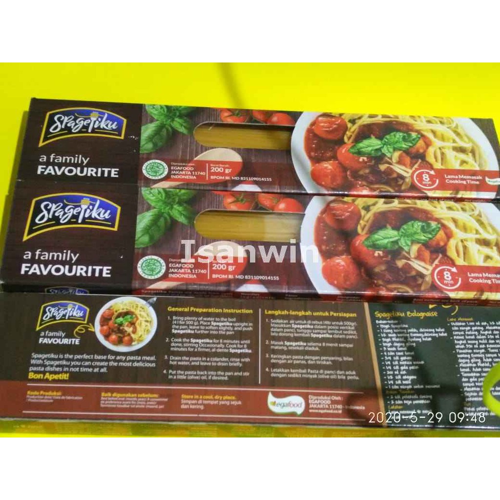 

SPAGETIKU a family FAVOURITE Pasta 200g Halal