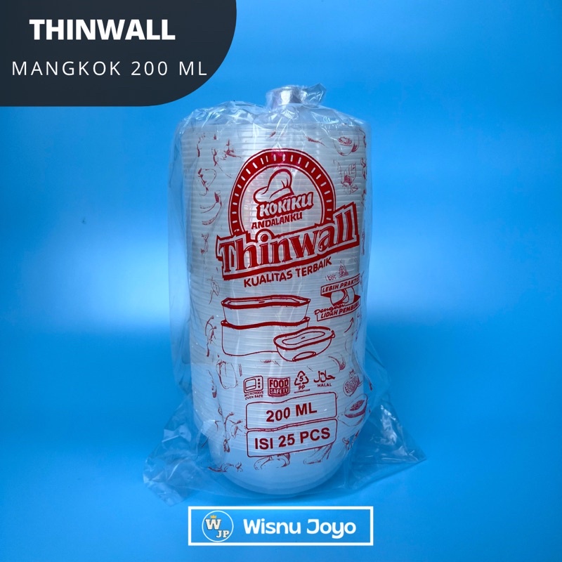 Jual Thinwall Mangkok Ml Thinwall Bowl Ml Mangkok Plastik Kuah Shopee Indonesia