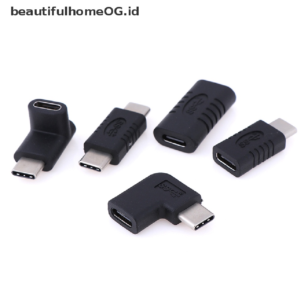 Adapter Konverter usb 3.1 Tipe c male female Sudut Kanan