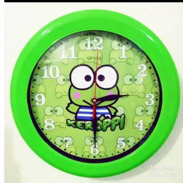 Jam Dinding Karakter Kartun JAM BESAR Uk.30cm Besar AMAN GRATIS BUBBLE