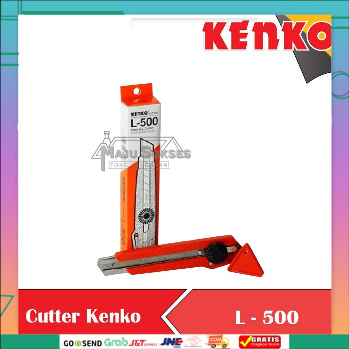 

Pisau Cutter Cuter Kater KENKO L500 ORIGINAL Terbaru