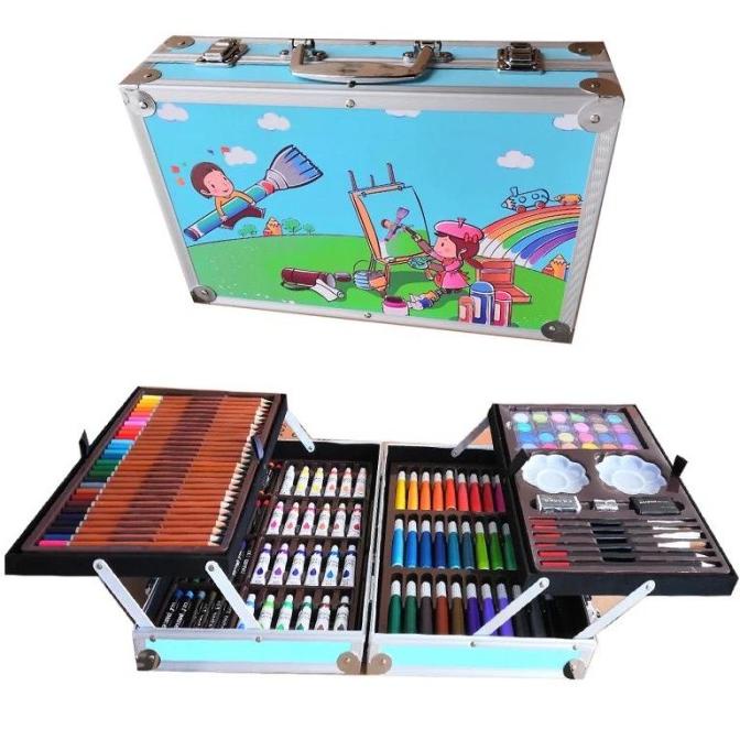 

Cuci Gudang Awal Tahun Art Set Art Menggambar Melukis Anak Kotak Koper Besi Cuci Gudang Awal Tahun