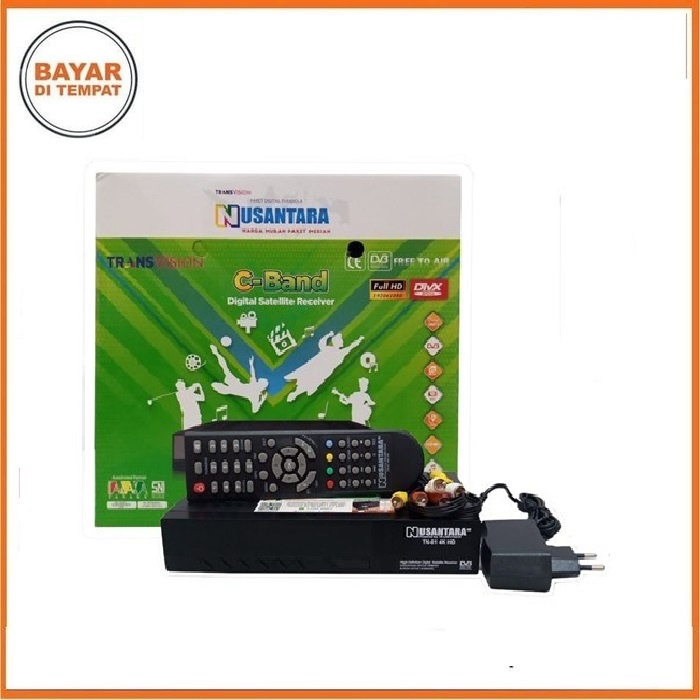 Receiver Tanaka Digital TN-01 4K Transvision Nusantara HD C-band Greenberry