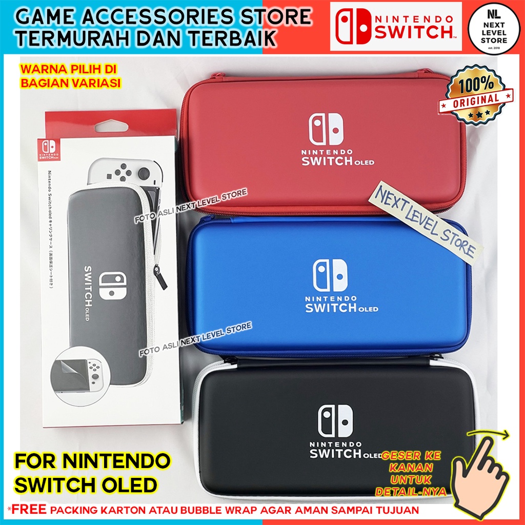 Pouch Nintendo Switch OLED Tas Airfoam Air Foam Storage Case Eva - Pilih warna di VARIASI