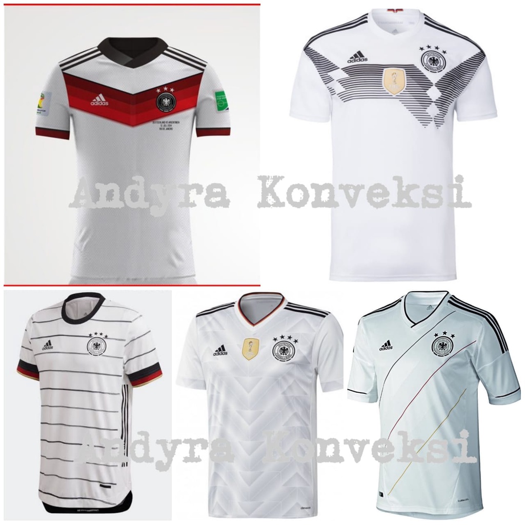 JERSEY TIMNAS JERMAN RETRO - FULL PRINTING - FREE NAME SET BEBAS