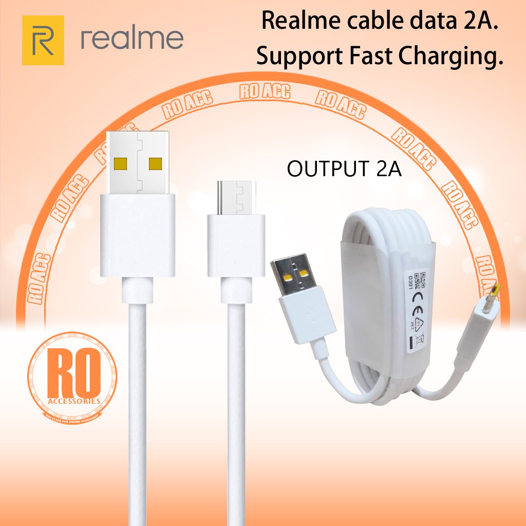 MICRO USB REALME KABEL DATA MICRO USB ORIGINAL 2A