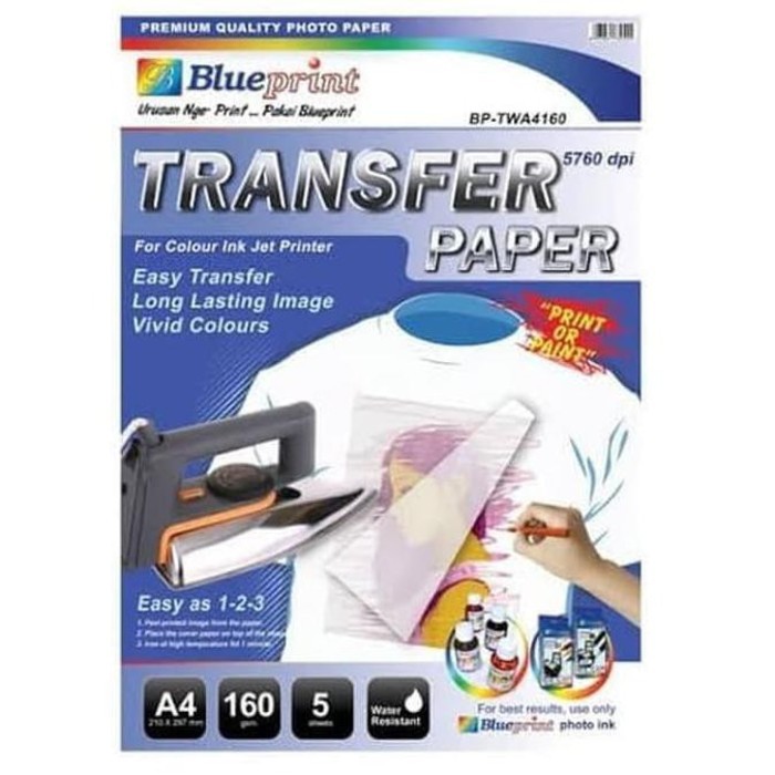 

TRANSFER PAPER WHITE BLUEPRINT 160 GR-A4