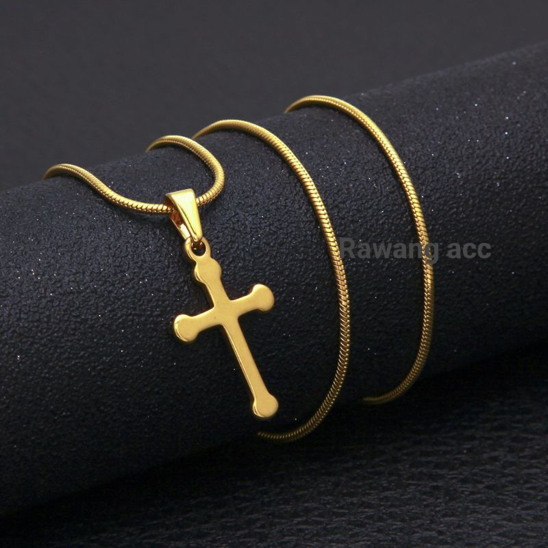 COD KALUNG TITANIUM EMAS BELUT BULAT BANDUL SALIP PRIA WANITA