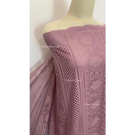 Kain Kebaya Brokat Kain Brokat Meteran Kain Brokat Motif Salur Ori