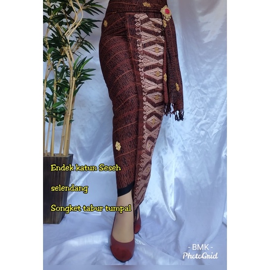 ENDEK KATUN SESEH BORDIR TUMPAL|KAMEN BALI|KAMEN SESEH|KAMEN ENDEK|KAMEN BORDIR TUMPAL