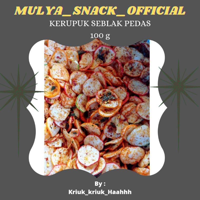 

Kerupuk seblak 100 gr