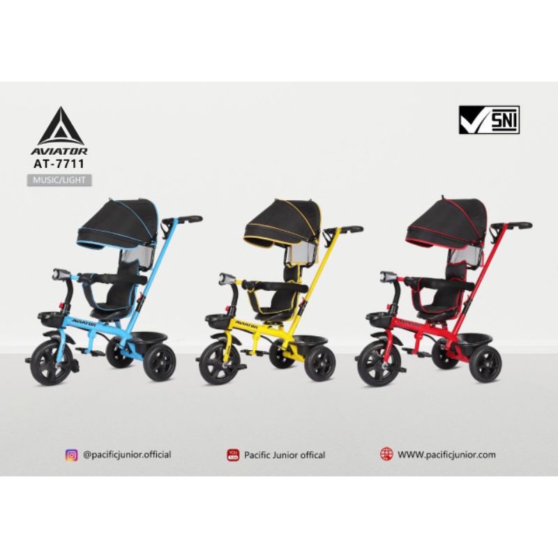 SEPEDA ANAK RODA TIGA TRICYCLE AVIATOR AT-7711