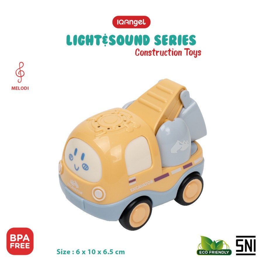 IQANGEL Light &amp; Sound Construction Toys Kode IQ MS 1029