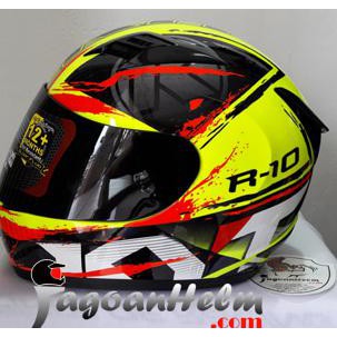 KYT Helm R-10 / R10 Helmet FLUO