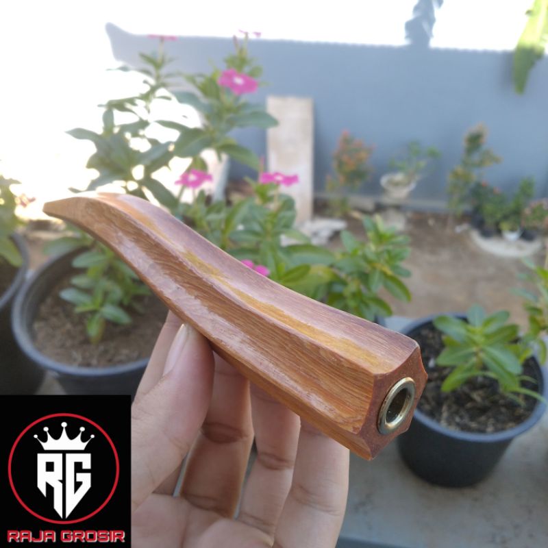 pipa once kayu ulin motif blimbing