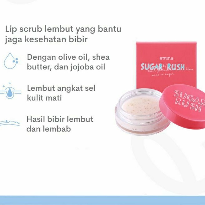 Emina Sugar Rush Lip Scrub 4,2gr