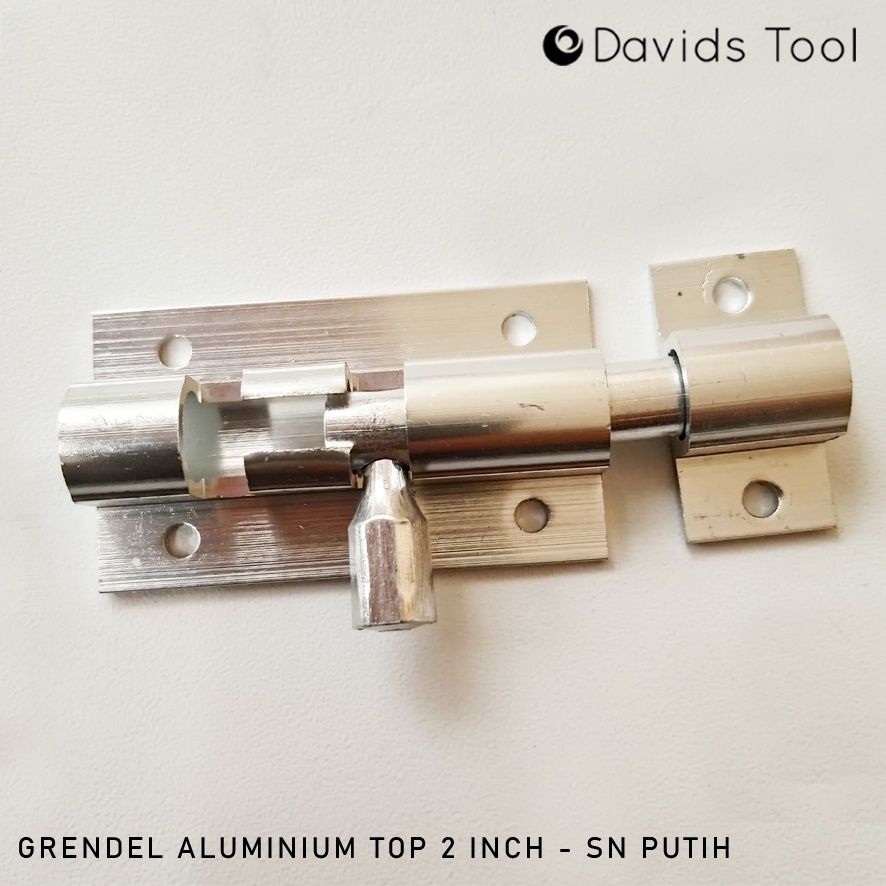 Gerendel Pintu Jendela Rumah Grendel Slot Aluminium 2 Inch Top