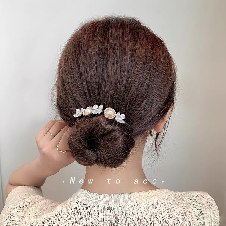 (Hello Girl)F43 Ikat Rambut Terbaru Sanggul Rambut Wanita Import