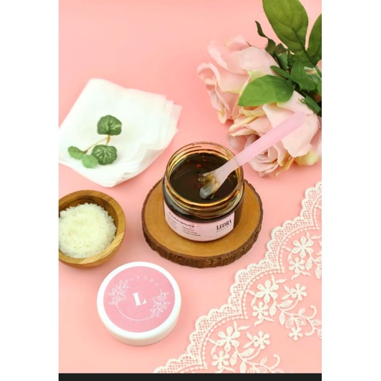 Brand Asli Leora Sugar Wax 177ml/ Free Strips &amp; Spatula