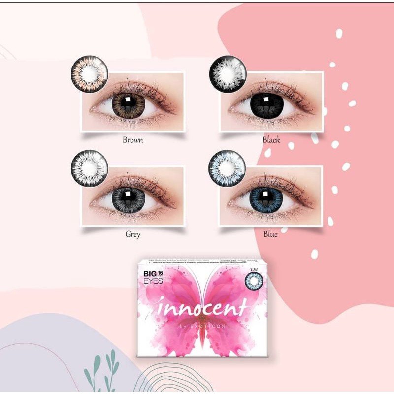 SOFTLENS X2 INNOCENT NORMAL BIG EYES 16MM KOREA SOFT LENS