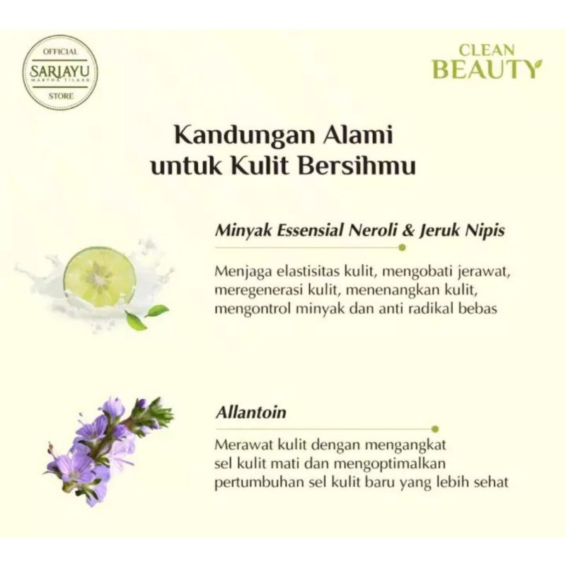 SARIAYU MOISTURIZER Mawar Sari ayu natural skin moisturizer Pelembab wajah Relaxing Aromatic