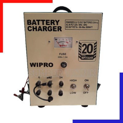 BATTERY CHARGER WIPRO WP 20 AHR MURAH