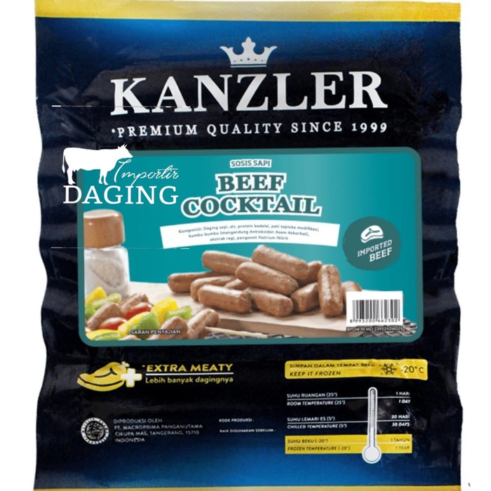 

Sosis Beef Cocktail Kanzler / Sosis Sapi 250gr