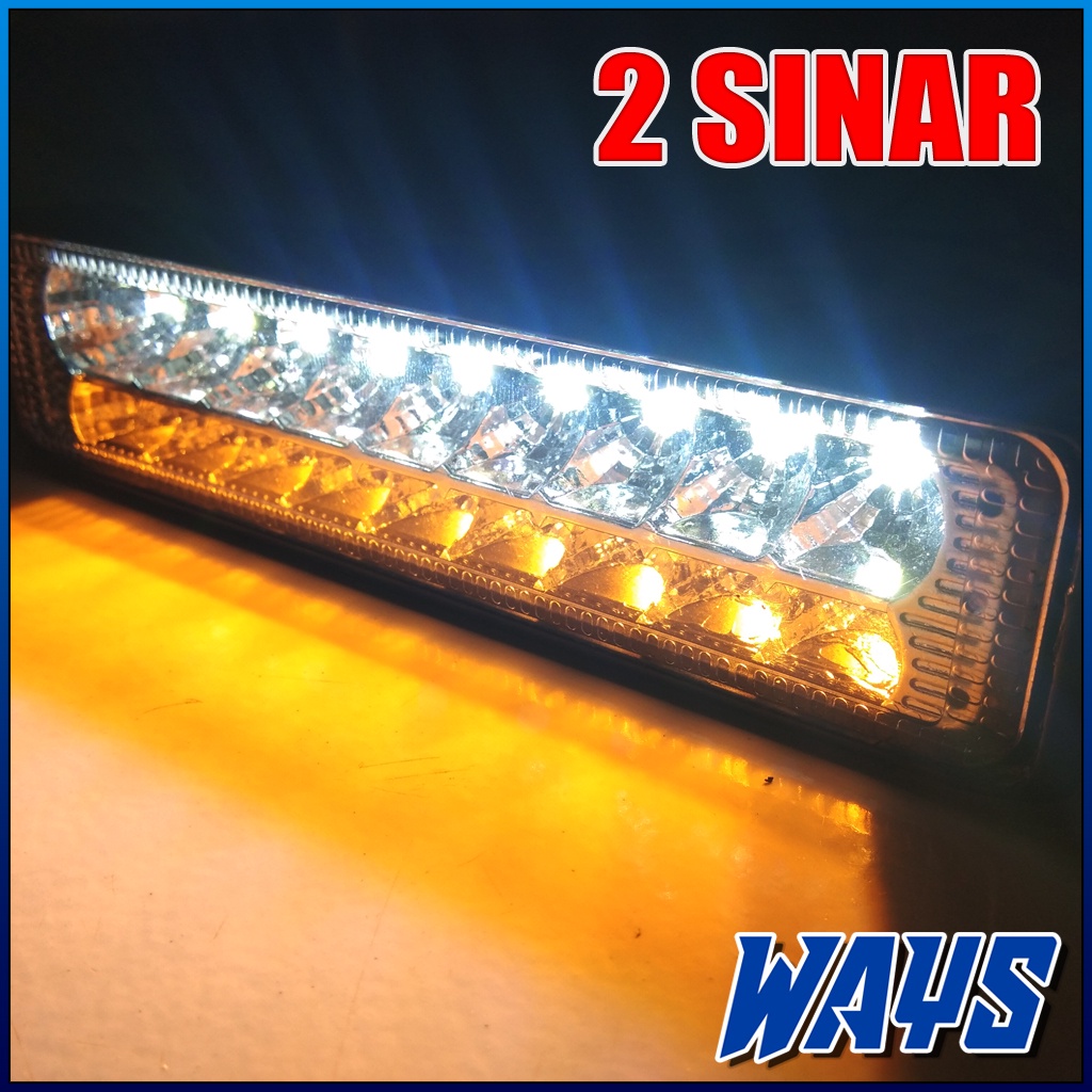 L146 | Lampu Sorot Tembak 2 Warna LED Worklight Putih Kuning CB 150R Vixion Nmax Aerox Vario PCX