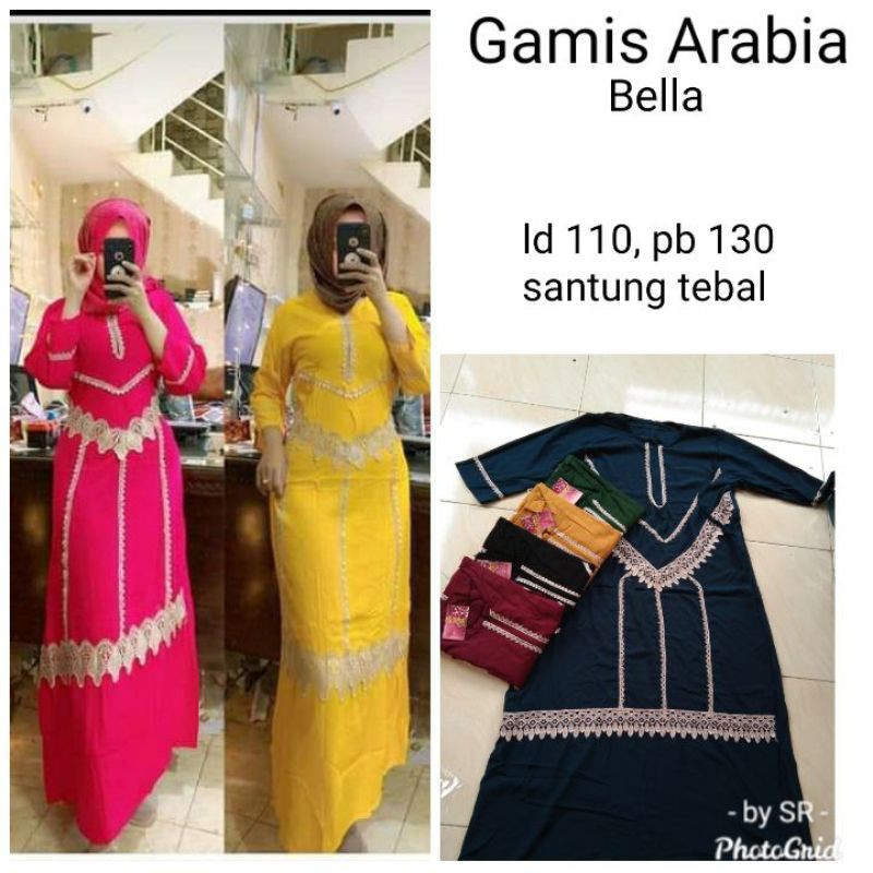 Gamis Arab Belia/langsung konveksi