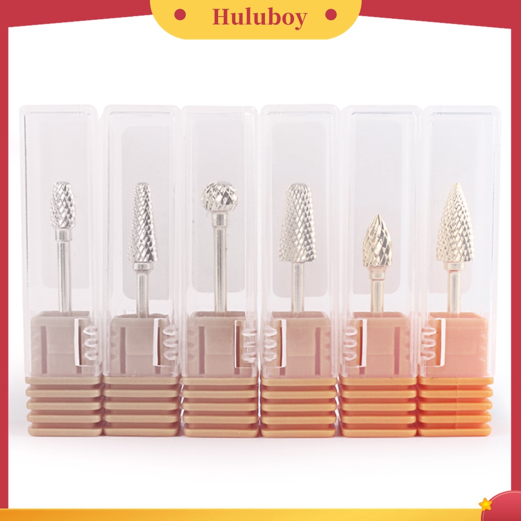 Huluboy Huluboy♡ Mata Bor Bahan Tungsten Steel Untuk Manicure / Pedicure