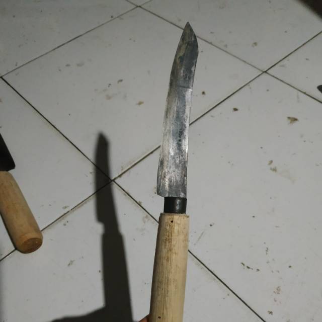 Pisau dapur gagang kayu kecil