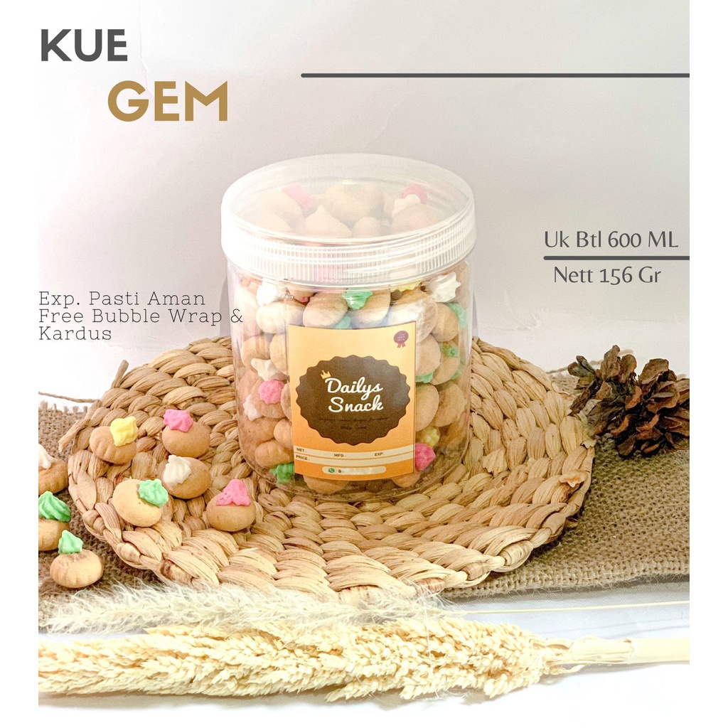 

SNACK KILOAN / MAKANAN RINGAN TOPLES - KUE GEM 156 GRAM