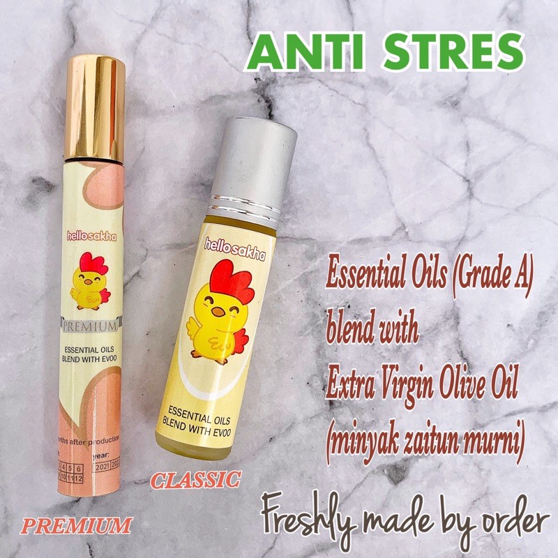 ANTI STRES Essential Oil + Evoo / Obat herbal alami