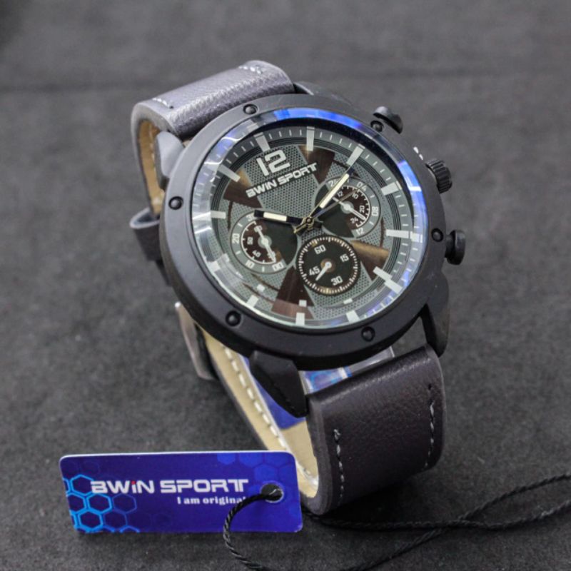 JAM TANGAN PRIA BWIN SPORT B506 ORIGINAL CRONO VARIASI BWIN ORIGINAL