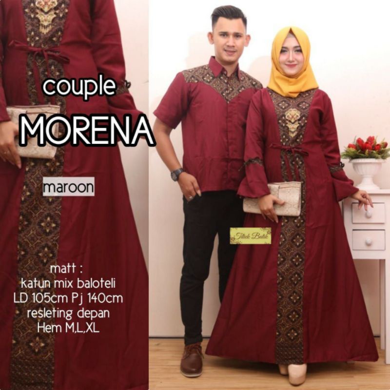 Seragam Batik Pasangan / Couple morena