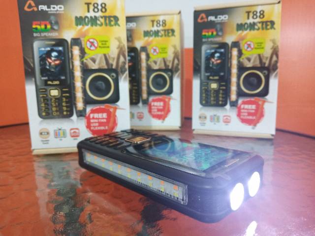 Aldo T88 Monster Hp Tv Baterai 12000mah Bisa Powerbank Kipas Angin Anti Nyamuk Shopee Indonesia