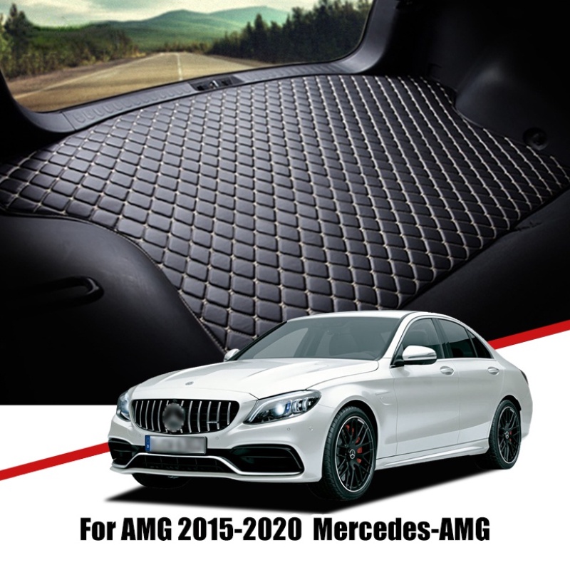 Matras Bagasi Mobil Bahan Kulit Premium Untuk AMG-Mercedes C Class 2015-2020