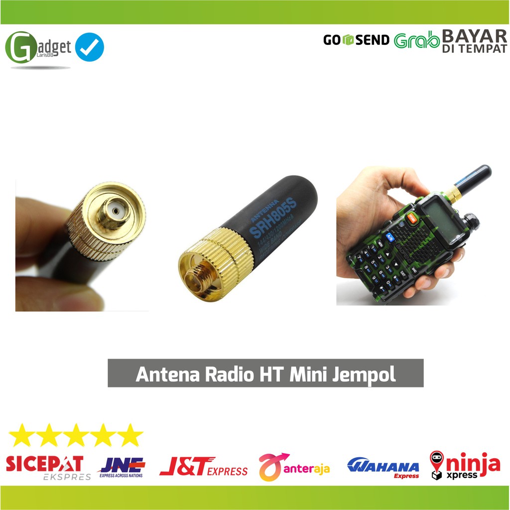 Antena Jempol Mini Radio HT Baofeng Pofung Taffware WLN Walkie Female WLN SPC 888s 777s UV 5R UV 82