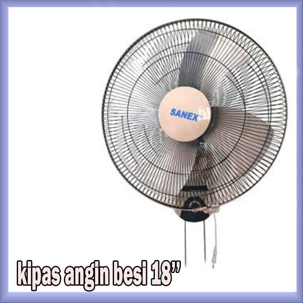 Kipas Angin Dinding / Tornado Besi / Wall Fan Sanex 18 Inch - WF 1878 new