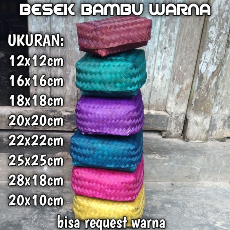 BESEK BAMBU WARNA