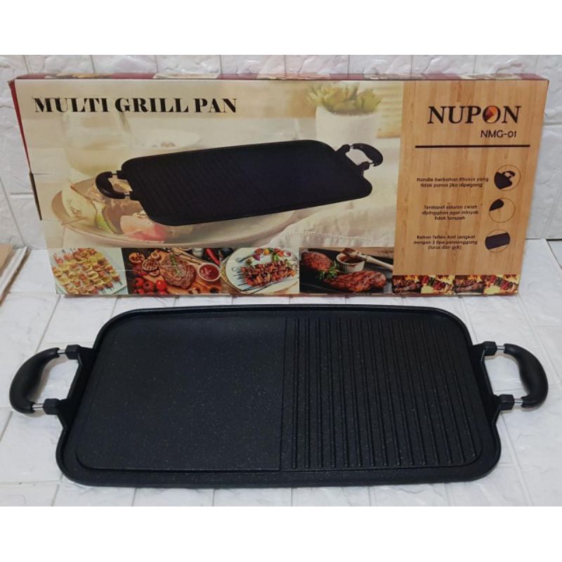 NUPON BBQ/ multi grill pan / panggangan serbaguna / panggangan anti lengket
