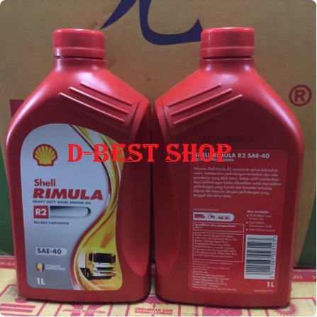 Oli Mobil DIESEL SHELL RIMULA R2 SAE 40 - 1 liter