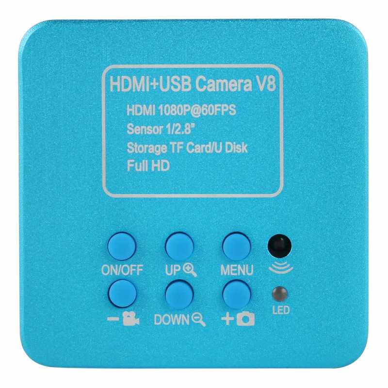 Camera Microscope Digital Eakins V8 Sensor Sony IMX307 USB HDMI 1080P